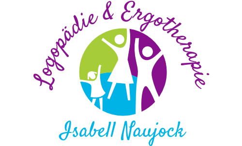 „Logopädie & Ergotherapie – Inh. Isabell Naujock“-Logo, zur Startseite
